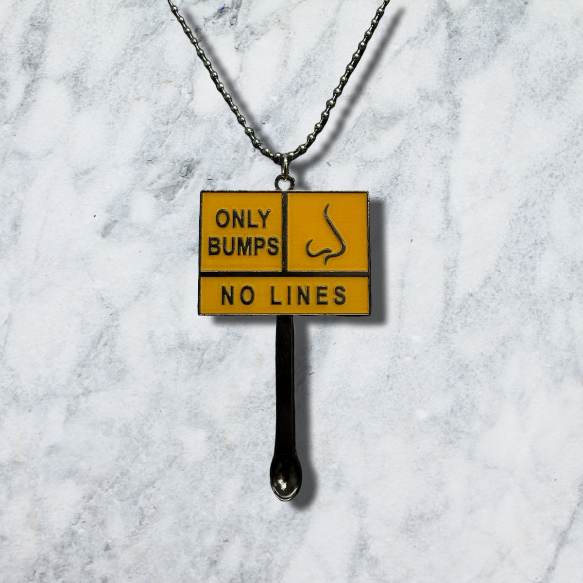 Road Works sign Spoon